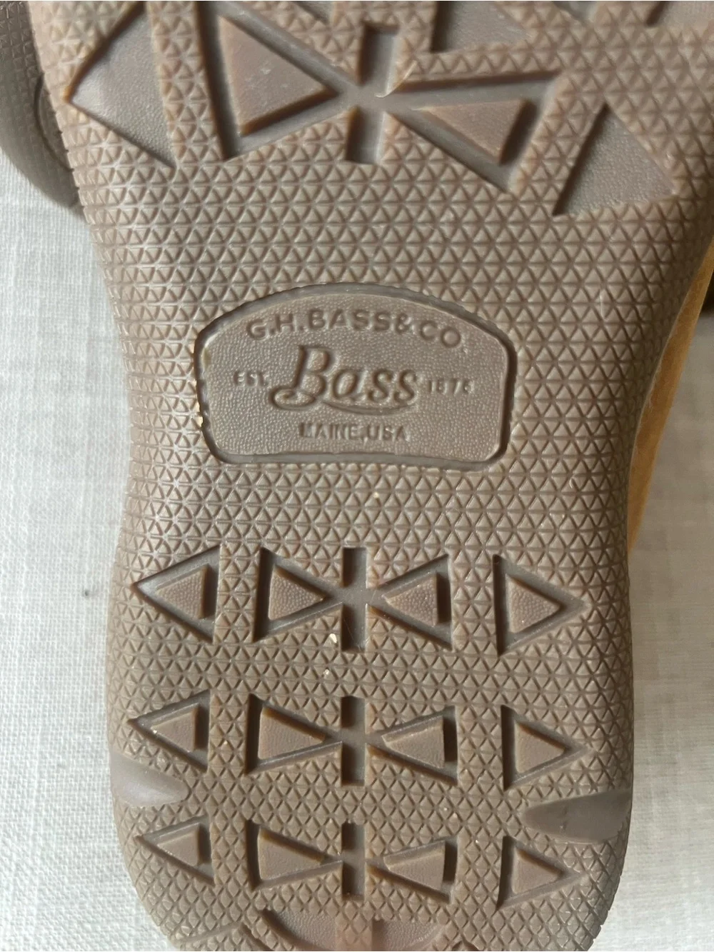GH Bass & Co. Tan leather loafers, men’s 8, casual preppy office dressy